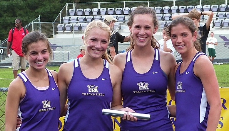 Track team girls 4x800 sectional 5-18-12 Track team girls 4x800 sectional 5-18-12
